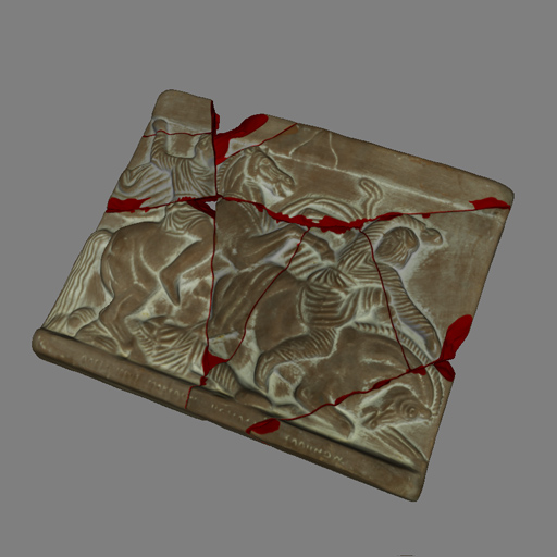 Clay metope