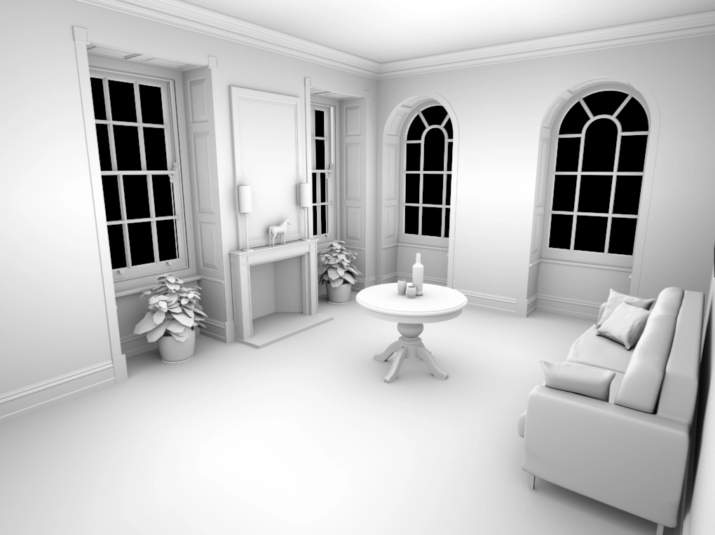 Ambient Occlusion - Fireplace
